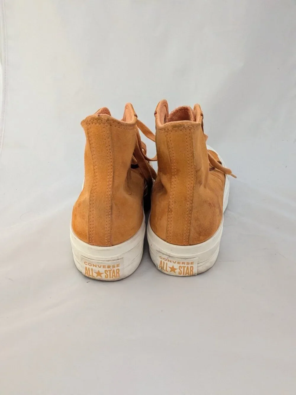 Converse Chuck Taylor All Star Lift Platform Suede Shoes Womens 7.5